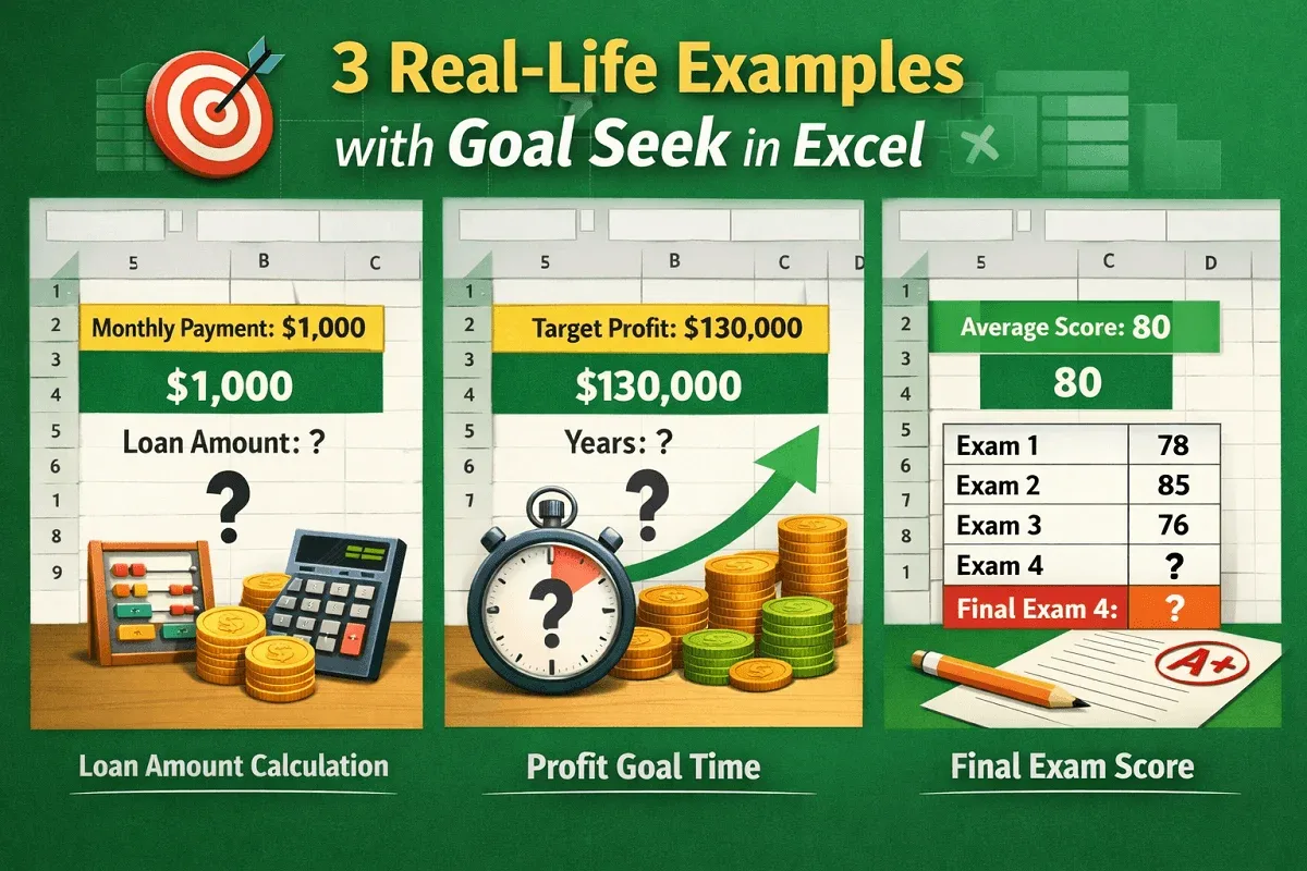 3 Real-Life Examples with Goal Seek in Excel