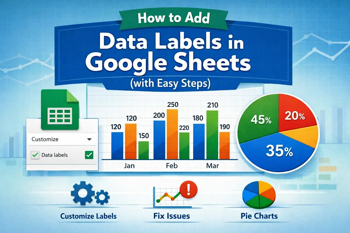 How to Add Data Labels in Google Sheets (with Easy Steps)