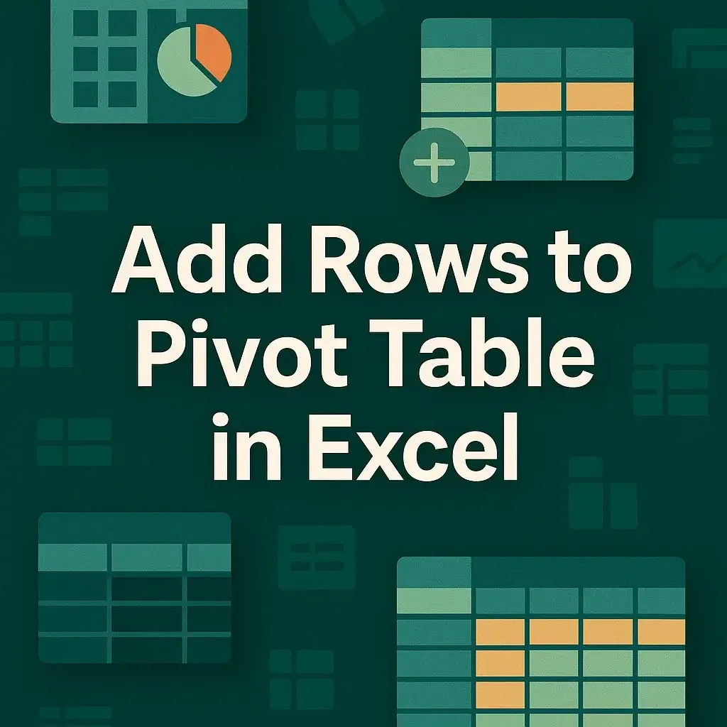 How to Add Rows to Pivot Table in Excel (3 Suitable Ways)