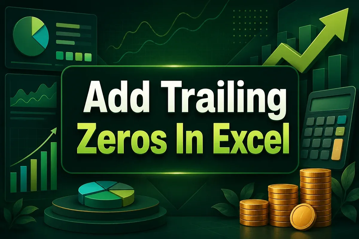 How to Add Trailing Zeros In Excel (3 Suitable Ways)