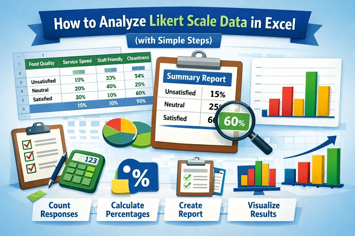 How to Analyze Likert Scale Data in Excel (with Simple Steps)