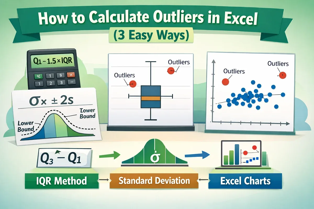 How to Calculate Outliers in Excel (3 Easy Ways)