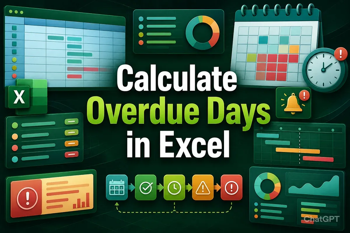 How to Calculate Overdue Days in Excel (8 Suitable Examples)