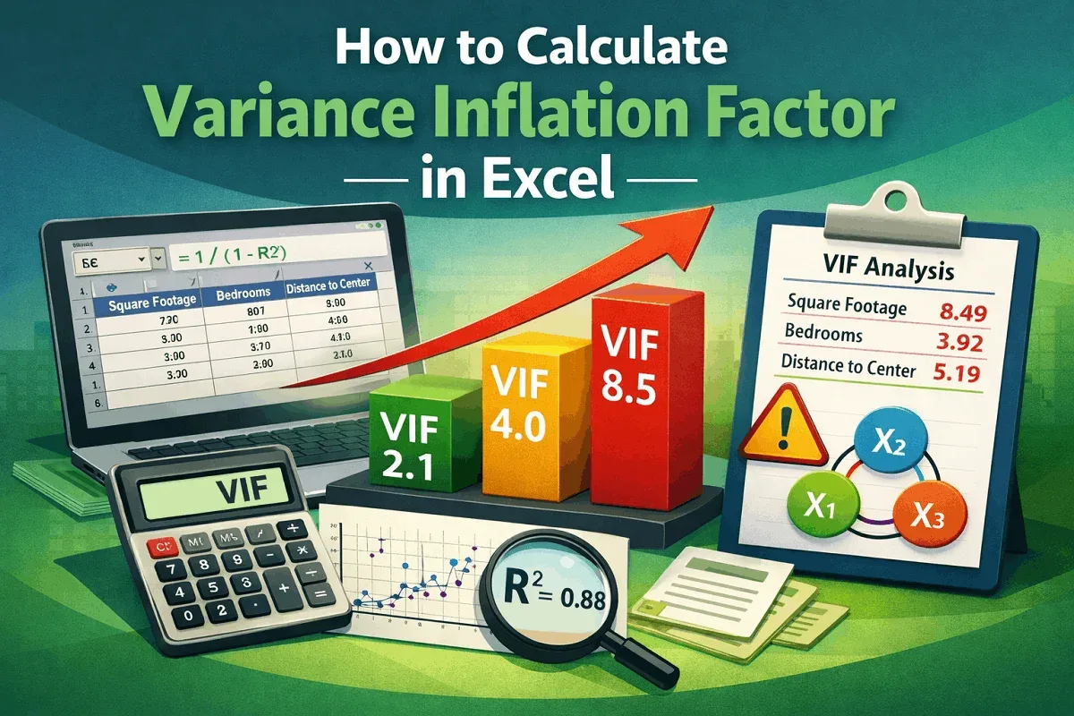 How to Calculate Variance Inflation Factor in Excel