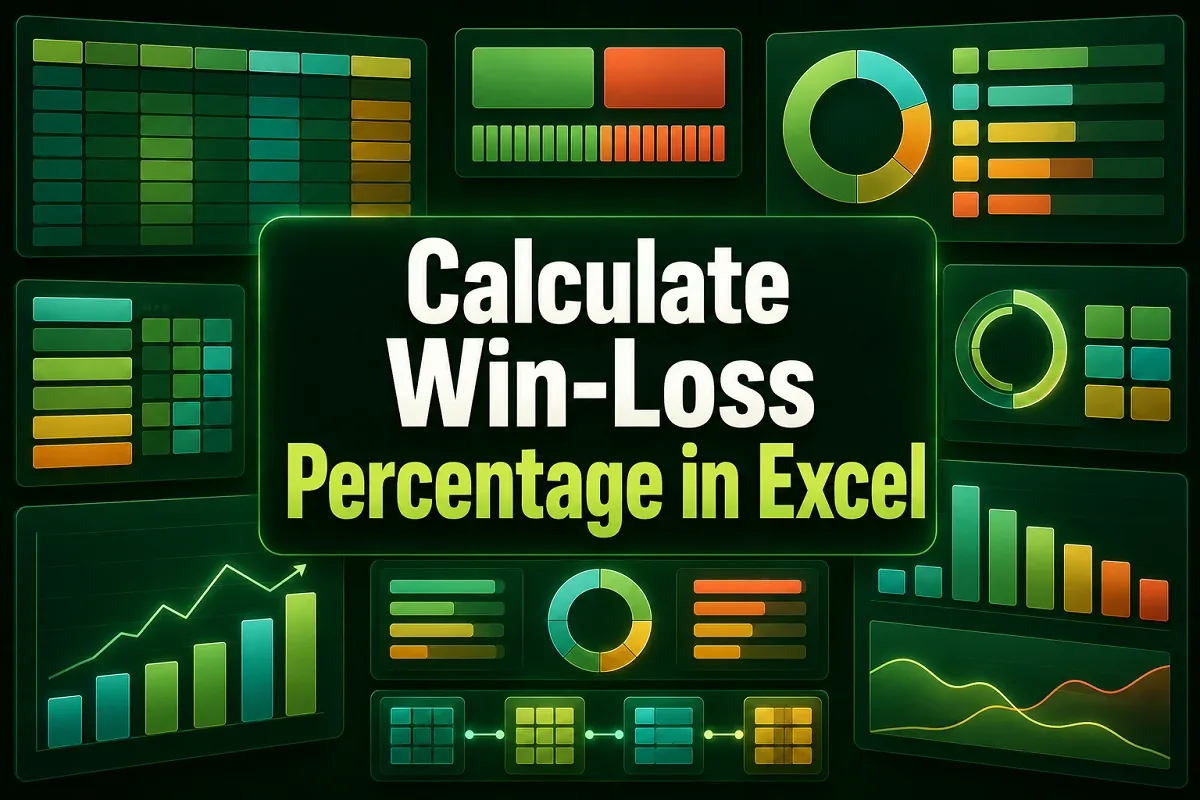 How to Calculate Win-Loss Percentage in Excel (5 Easy Ways)