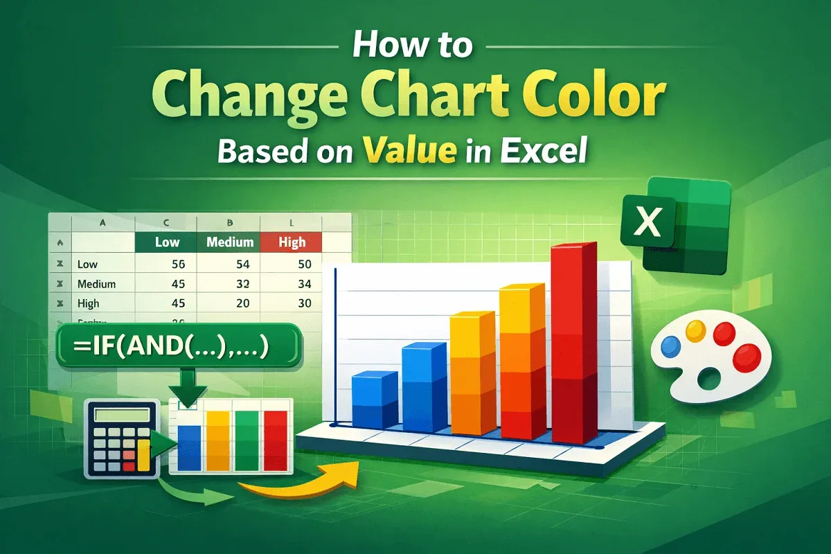 How to Change Chart Color Based on Value in Excel