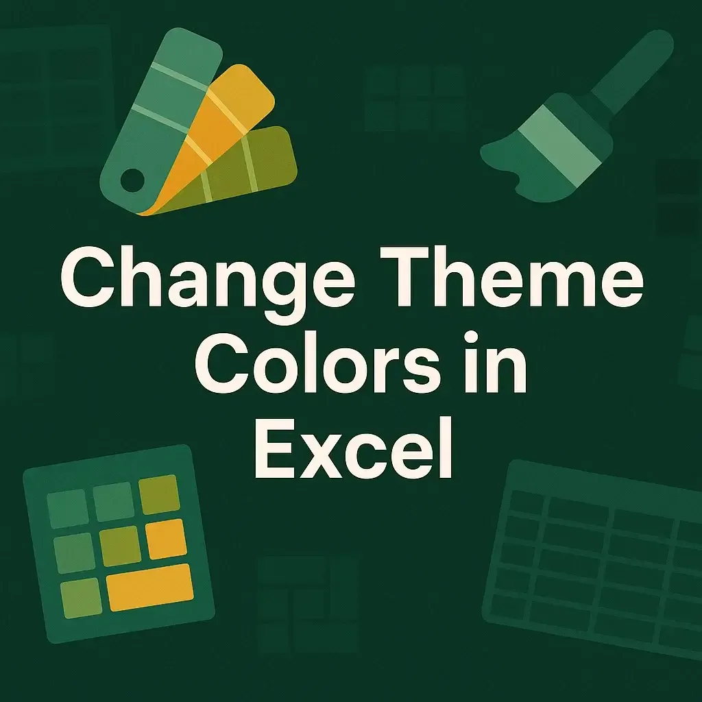 How to Change Theme Colors in Excel (4 Different Ways)