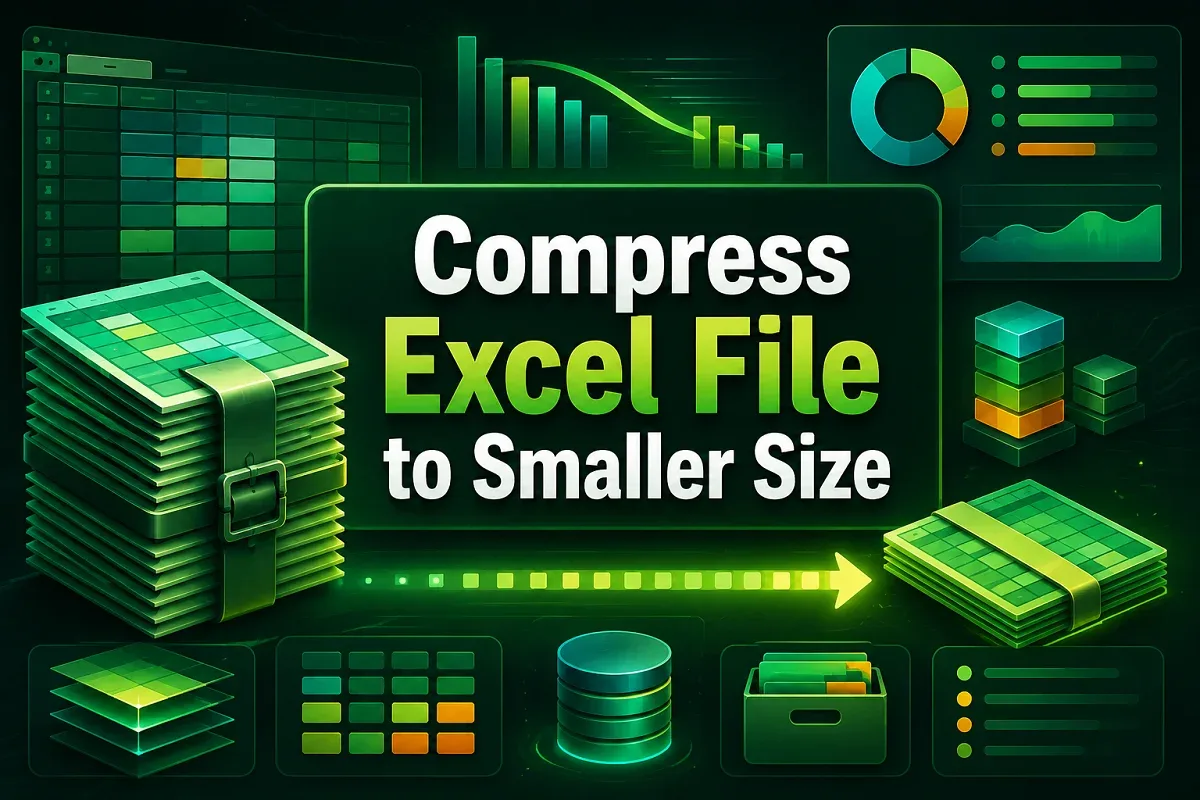 How to Compress Excel File to Smaller Size (5 Quick Tricks)