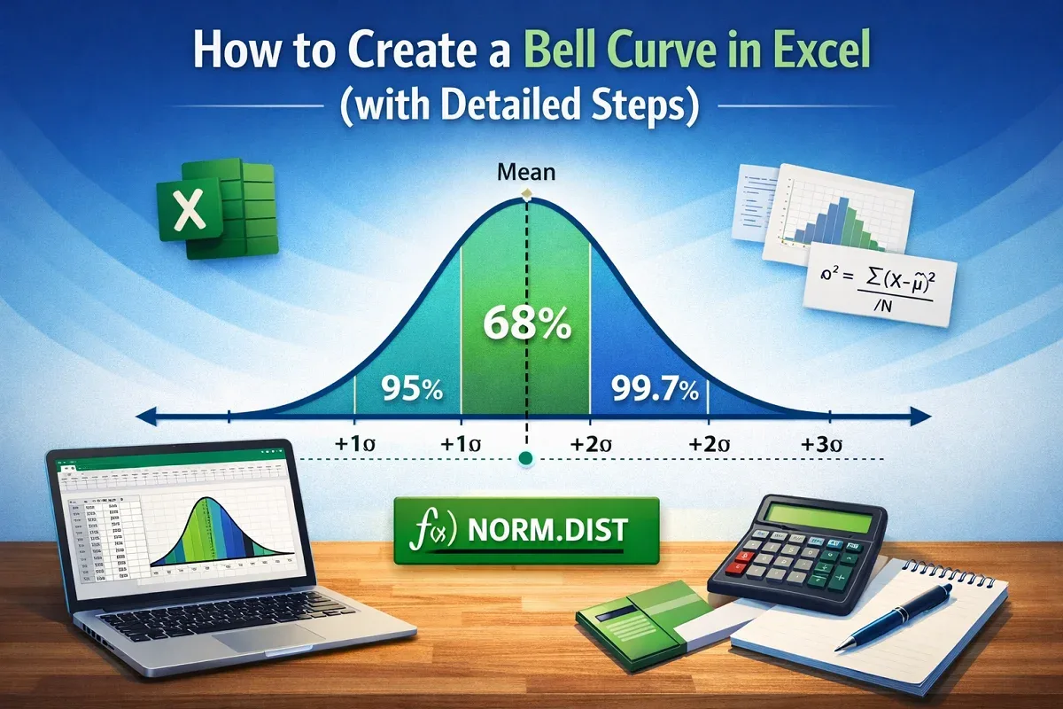 How to Create a Bell Curve in Excel (with Detailed Steps)