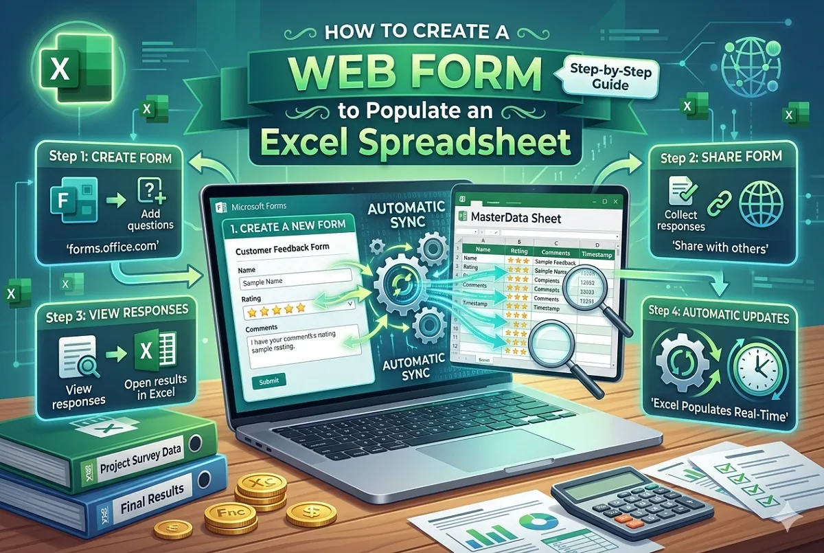 How to Create a Web Form to Populate an Excel Spreadsheet