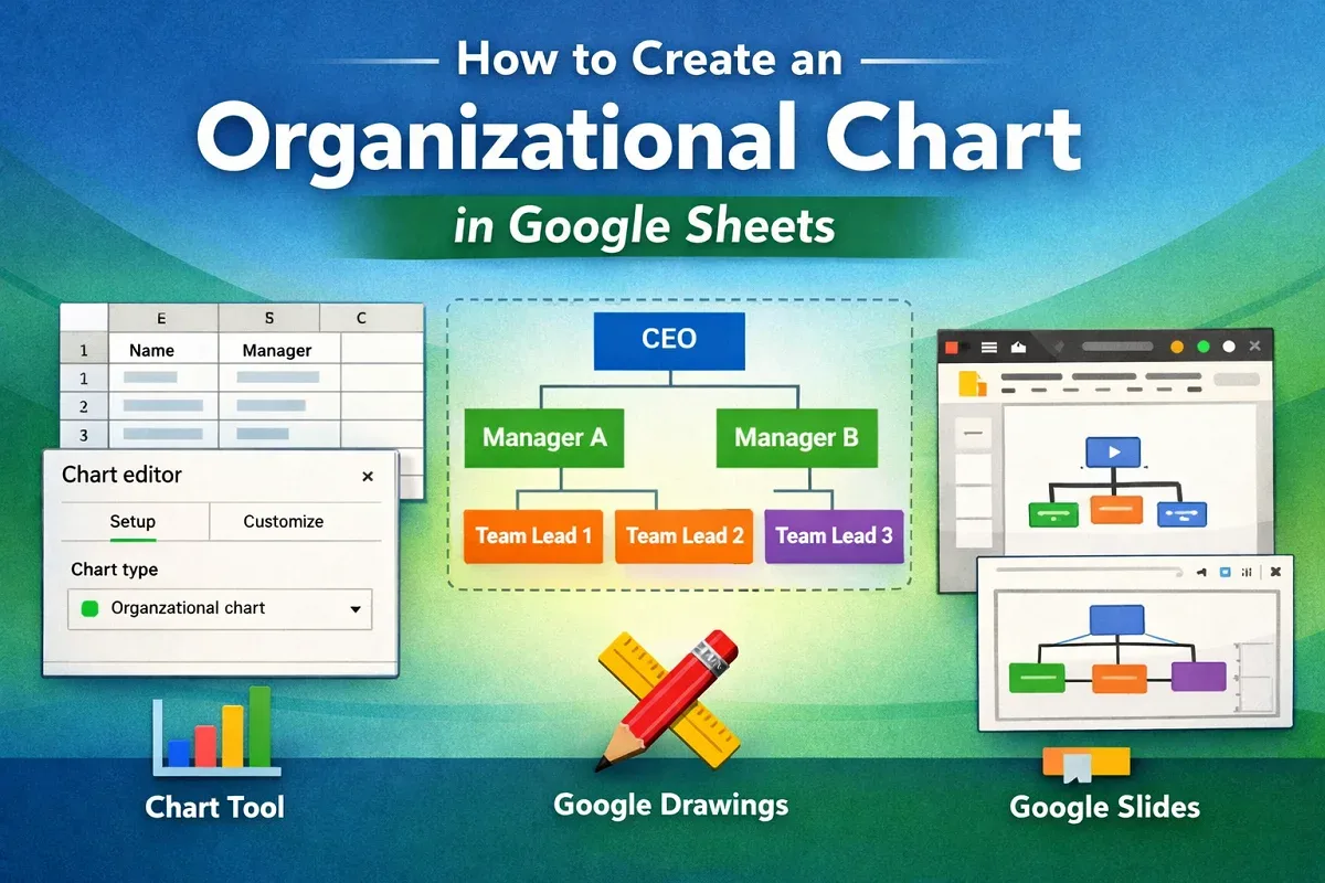 How to Create an Organizational Chart in Google Sheets