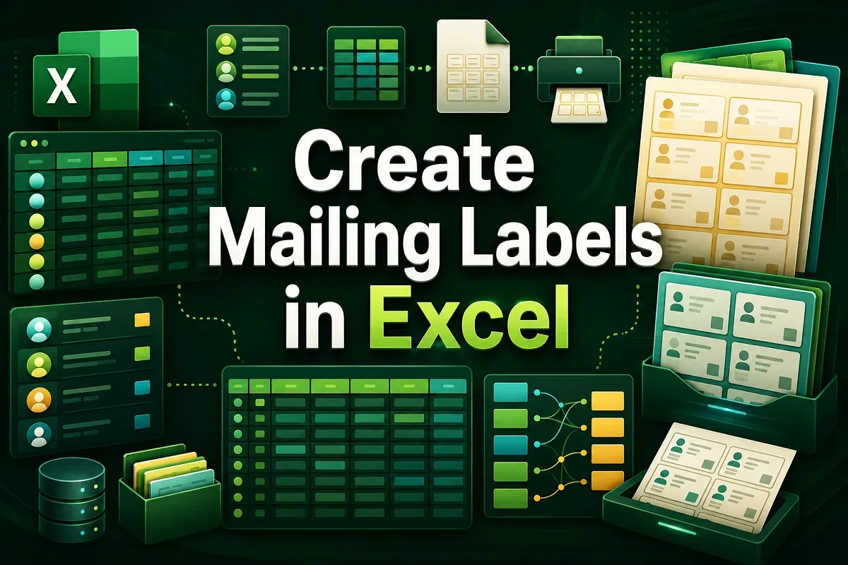 How to Create Mailing Labels in Excel (3 Suitable Ways)