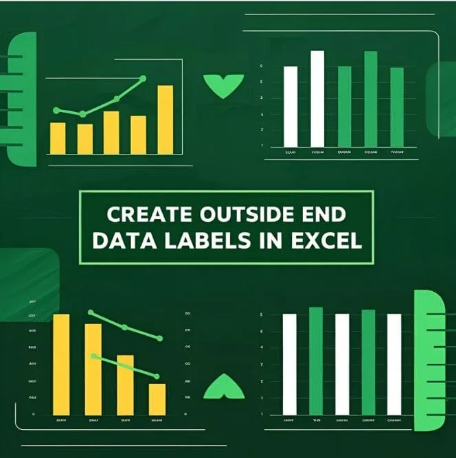 How to Create Outside End Data Labels in Excel (3 Quick Methods)