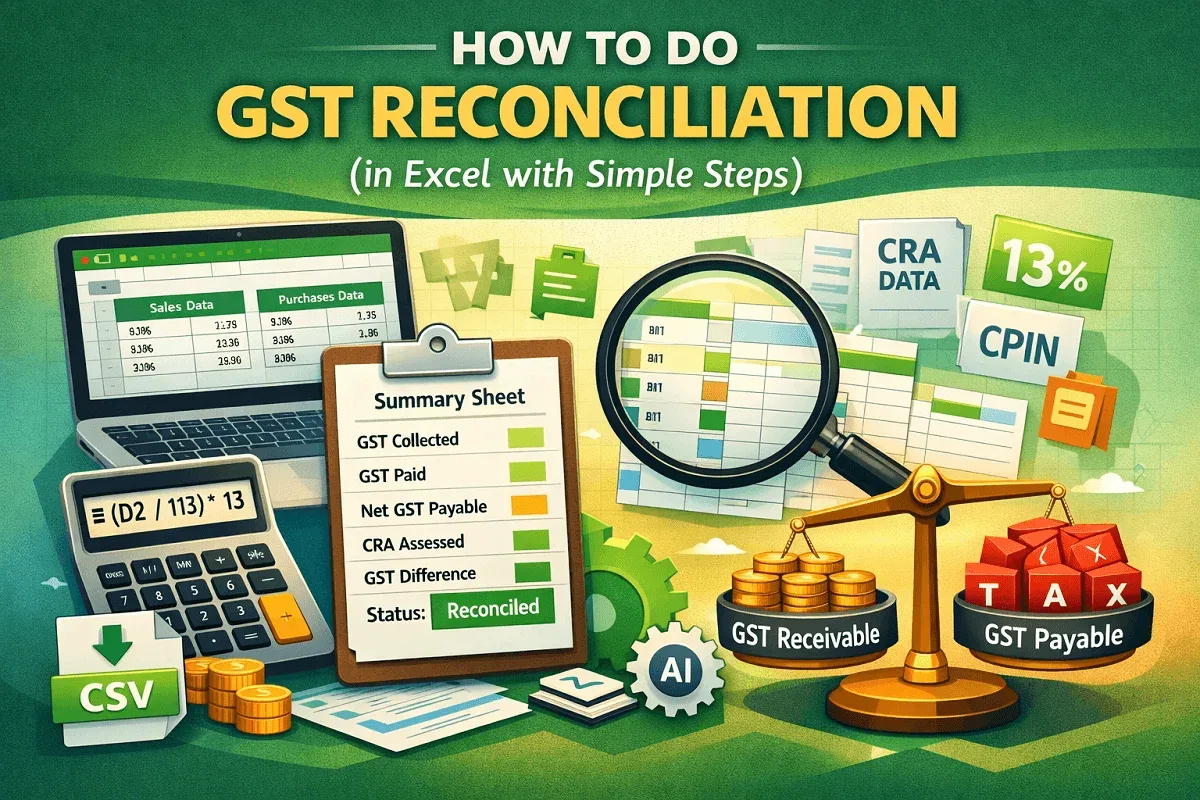 How to Do GST Reconciliation in Excel (with Simple Steps)