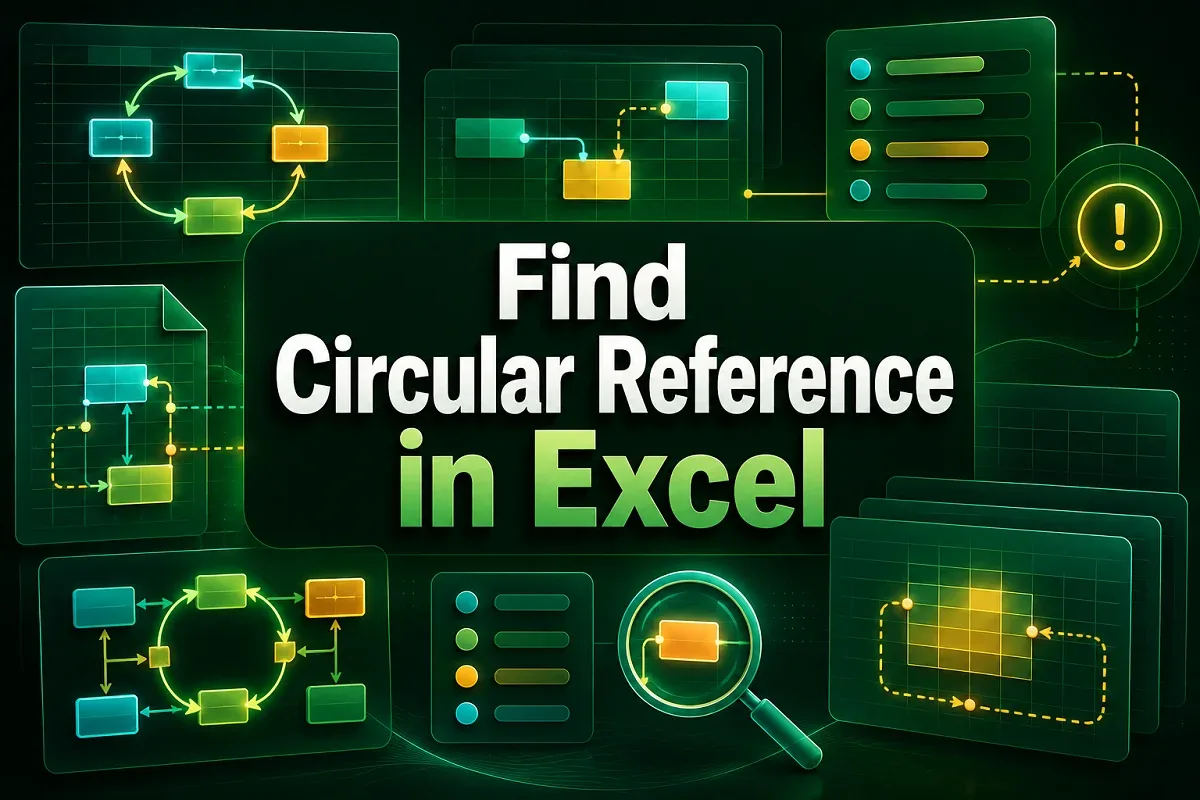 How to Find a Circular Reference in Excel (4 Effective Ways)