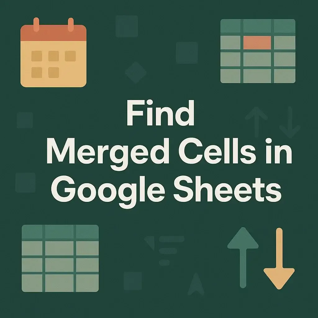 How to Find Merged Cells in Google Sheets (3 Simple Tricks)