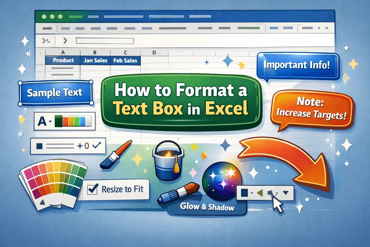 How to Format a Text Box in Excel (with Detailed Steps)
