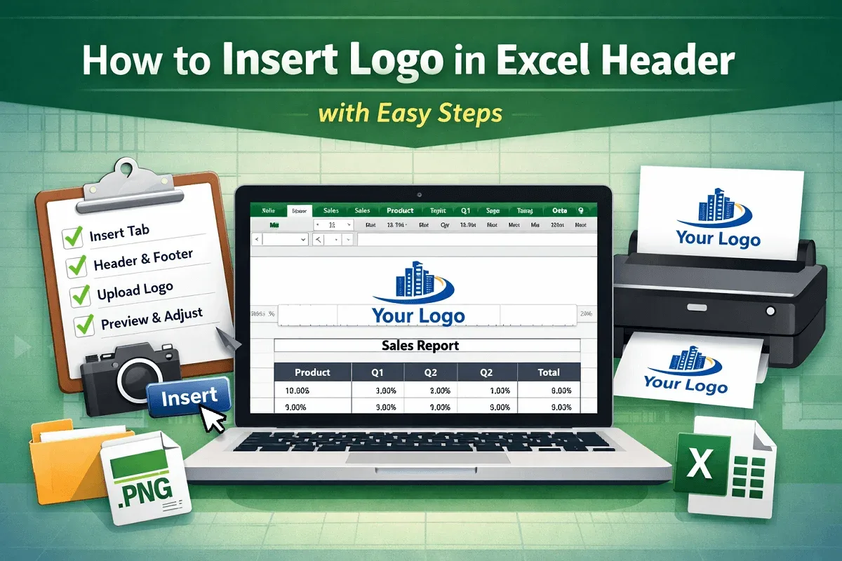 How to Insert Logo in Excel Header (with Easy Steps)