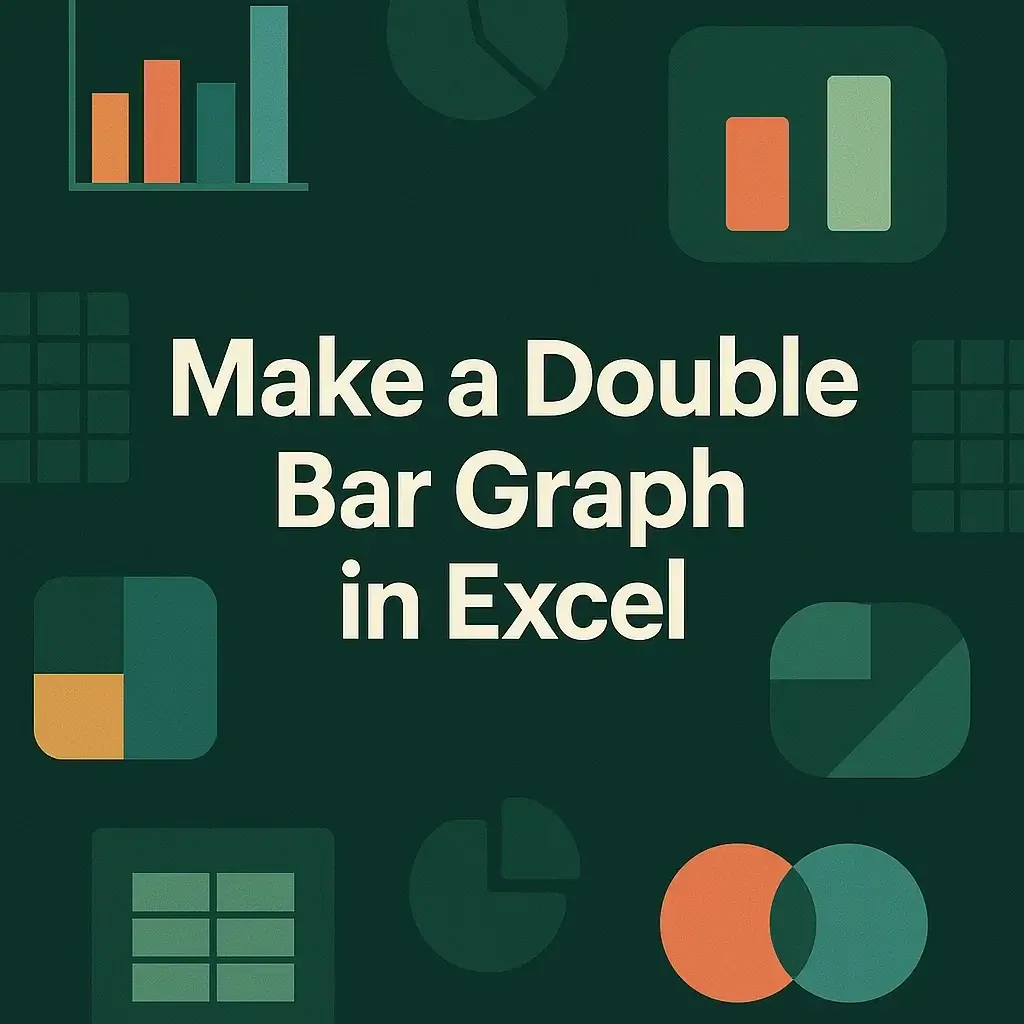 How to Make a Double Bar Graph in Excel (2 Easy Ways)