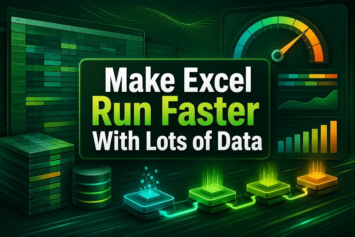 How to Make Excel Run Faster With Lots of Data (7 Easy Tricks)
