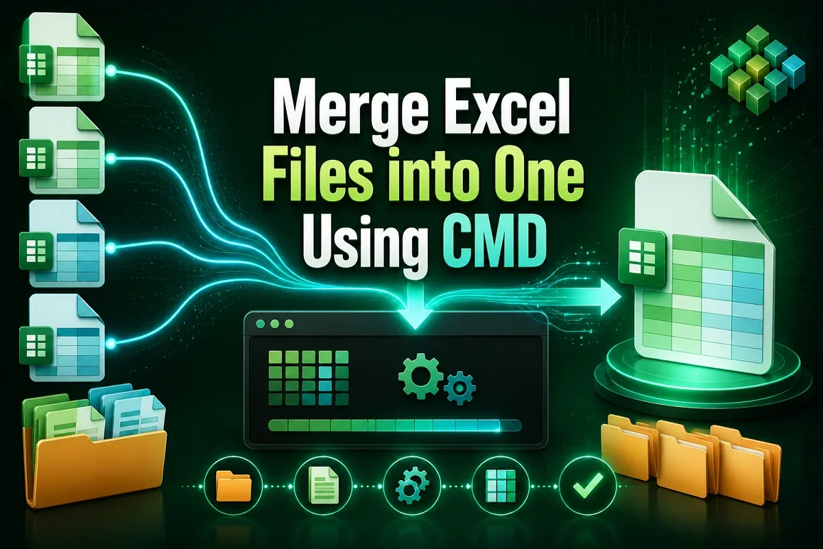 How to Merge Excel Files into One Using CMD (with Simple Steps)