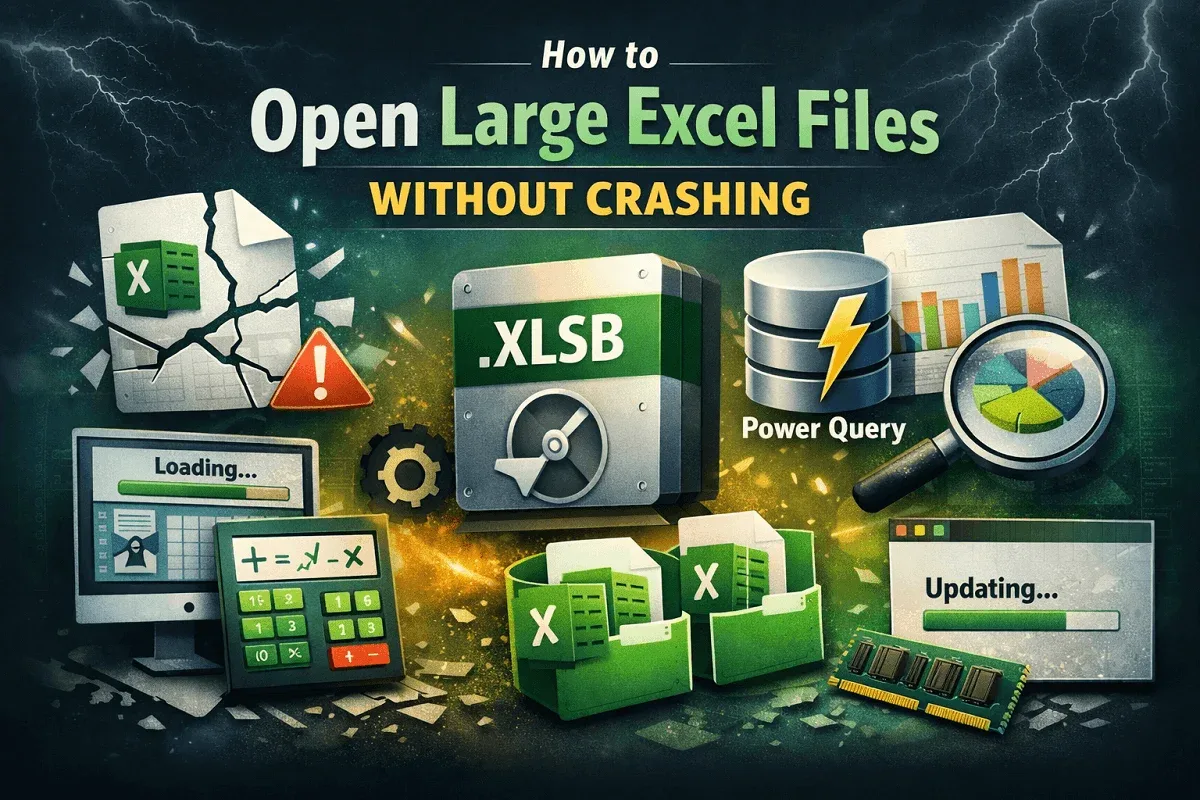 How to Open Large Excel Files Without Crashing