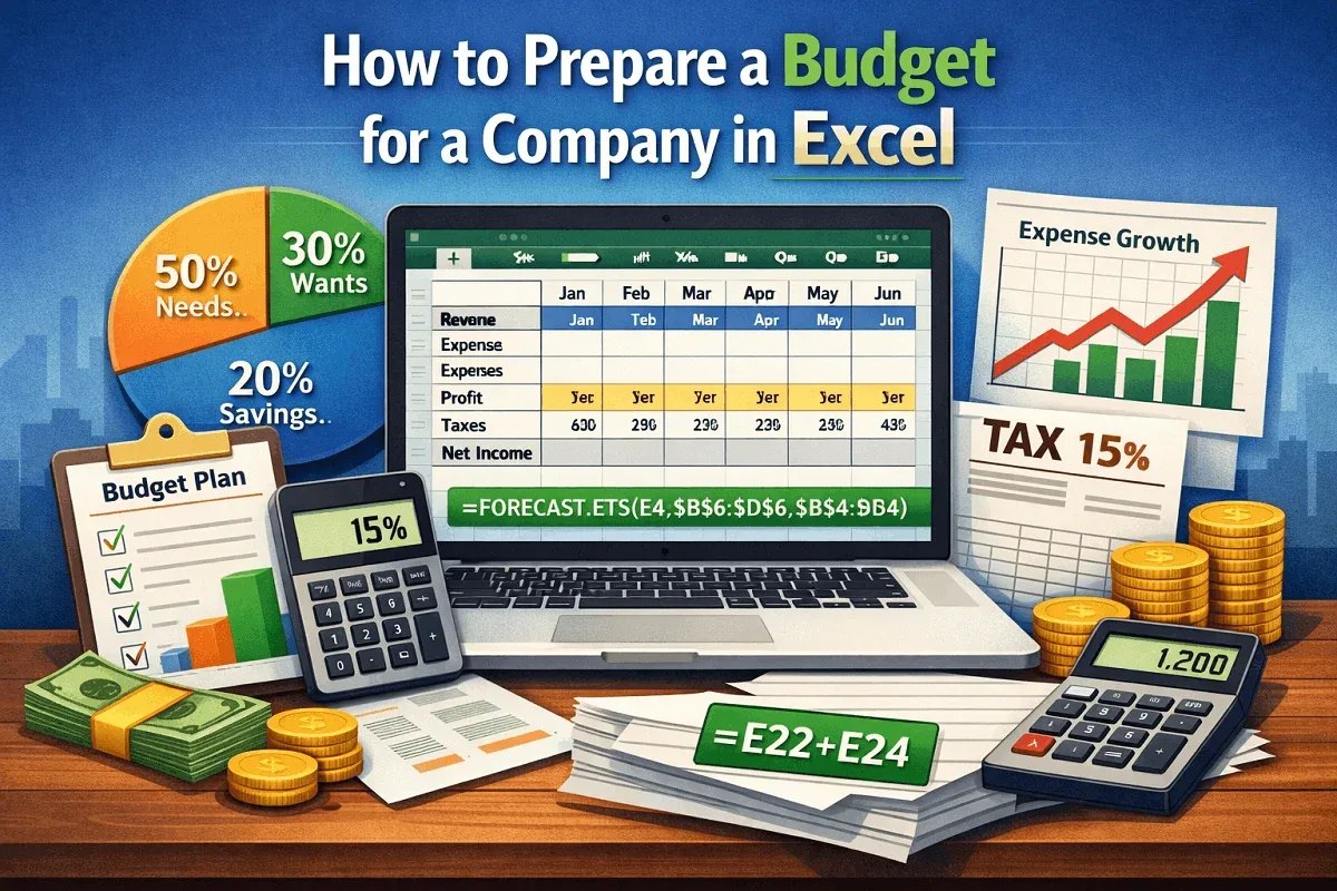 How to Prepare a Budget for a Company in Excel