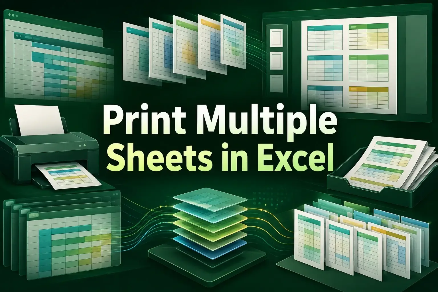 How to Print Multiple Sheets or Pages in Excel