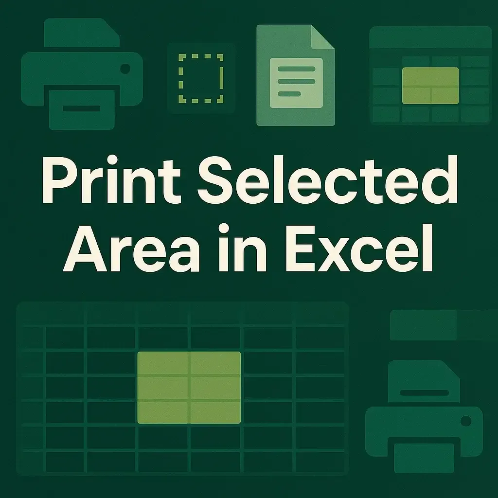 How to Print Selected Area in Excel (4 Easy Methods)