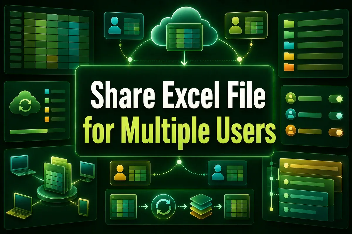 How to Share Excel File for Multiple Users (2 Suitable Ways)