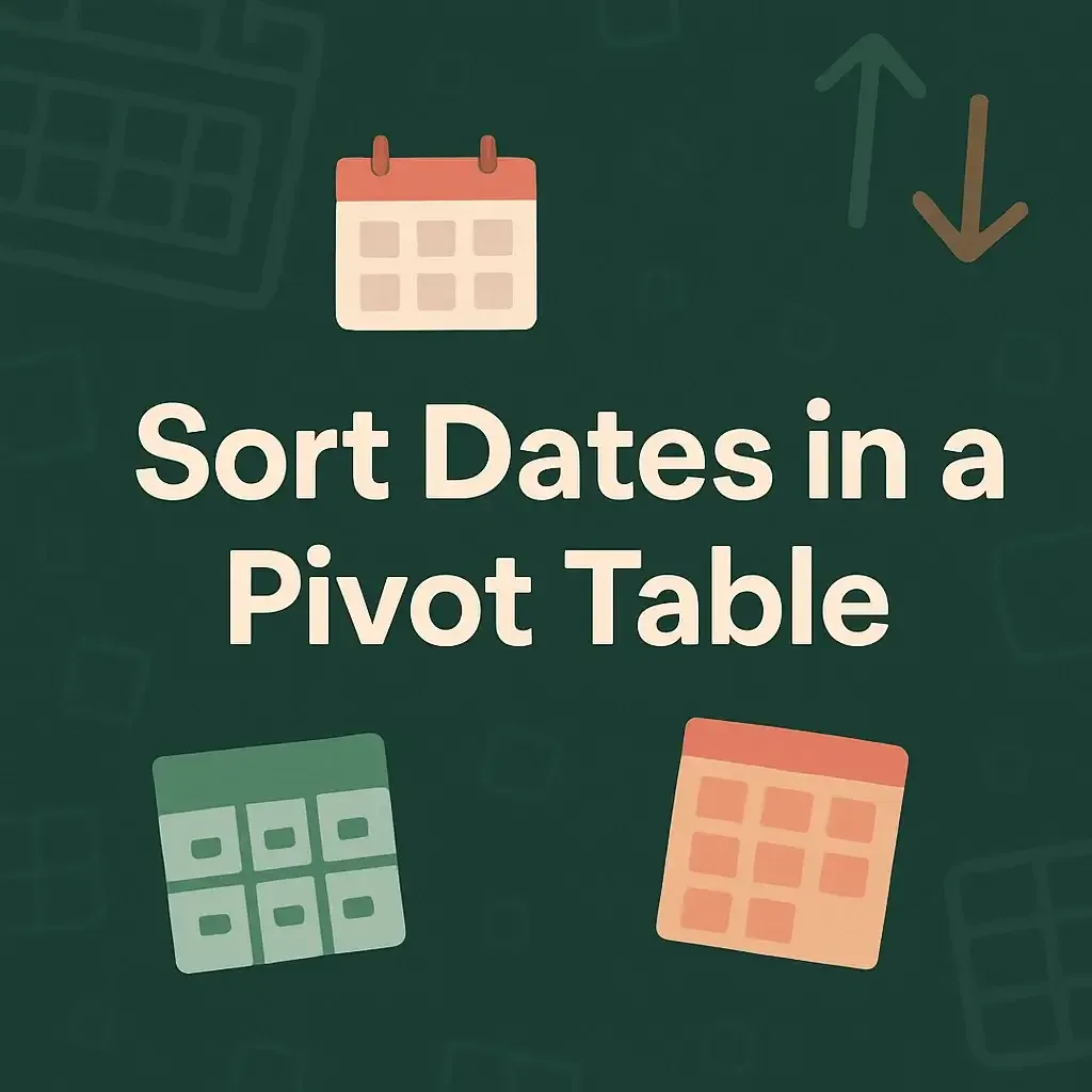 How to Sort Dates in a Pivot Table (with Simple & Detailed Steps)