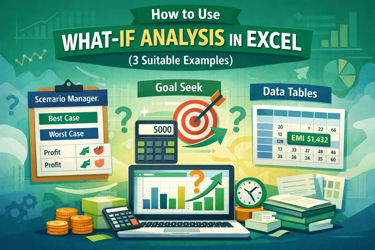 How to Use What-If Analysis in Excel (3 Suitable Examples)