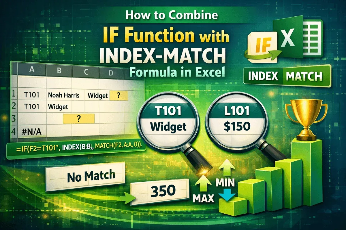 How to Combine IF Function with INDEX-MATCH Formula in Excel