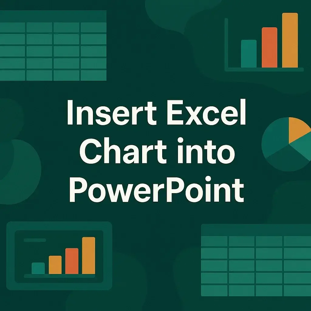 How to Insert Excel Chart into PowerPoint (2 Suitable Ways)