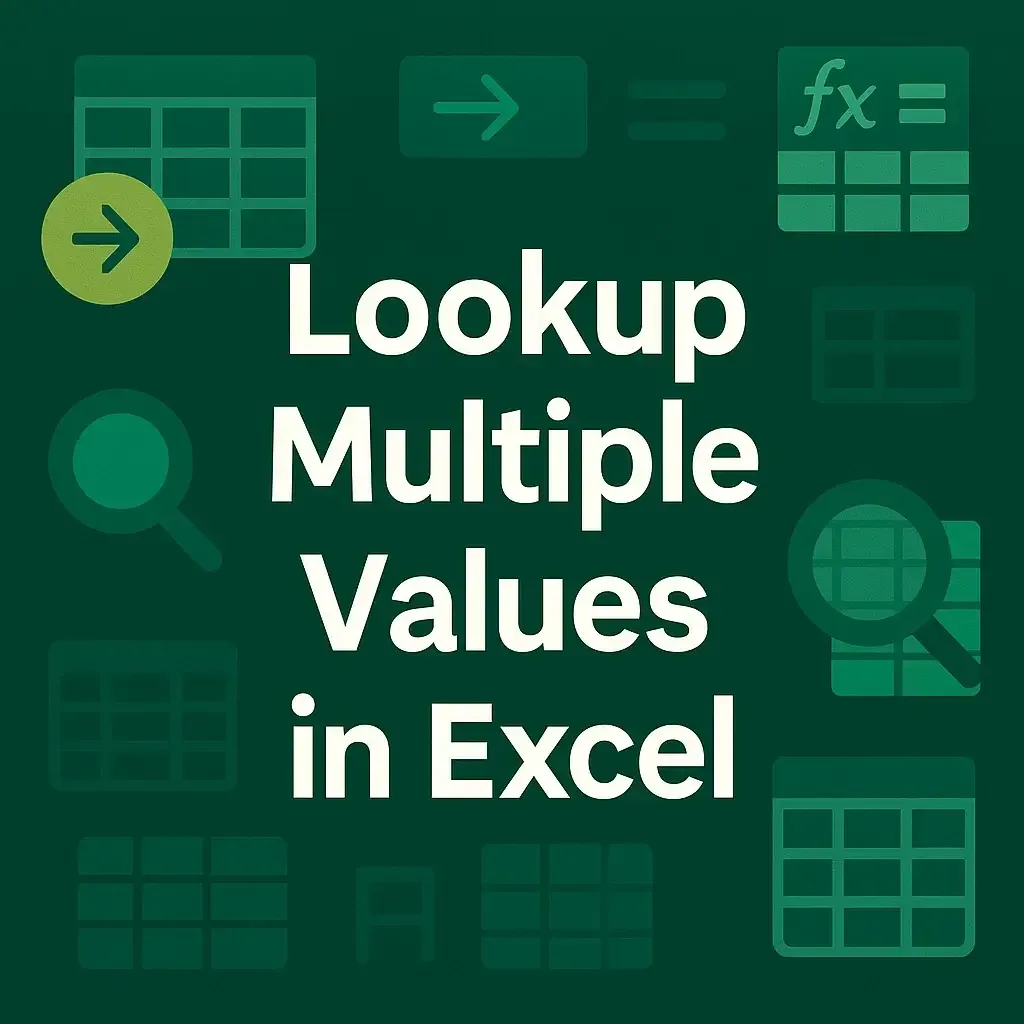 How to Lookup Multiple Values in Excel (4 Suitable Examples)