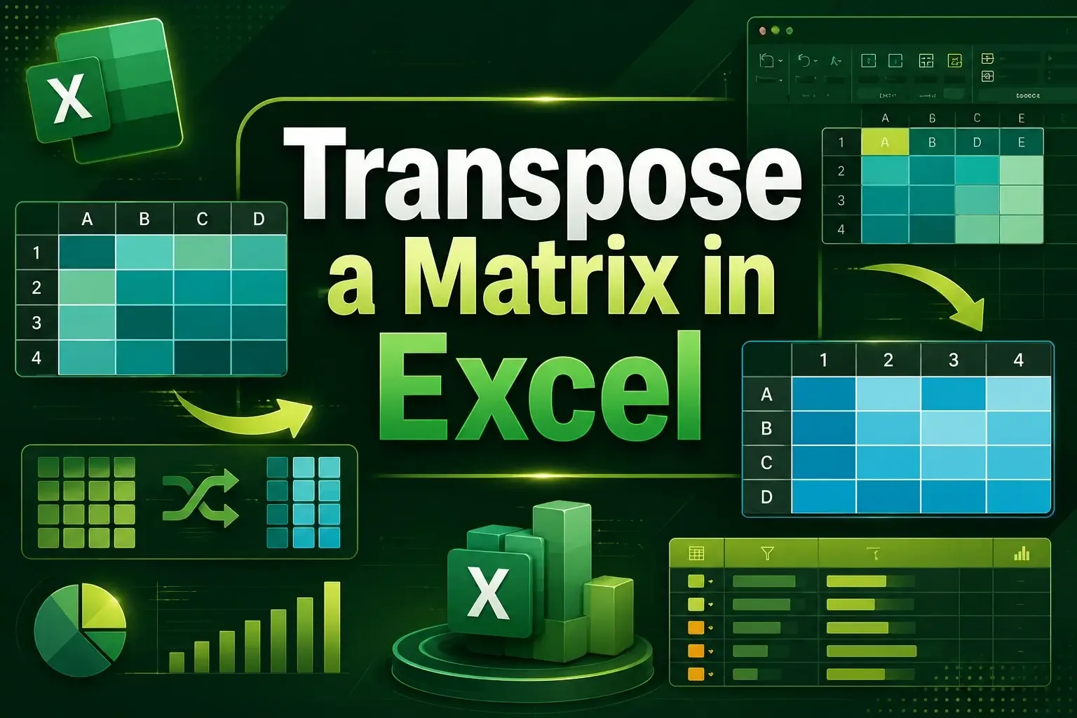 How to Transpose a Matrix in Excel (3 Suitable Ways)