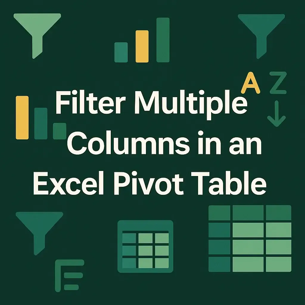 How to Filter Multiple Columns in an Excel Pivot Table