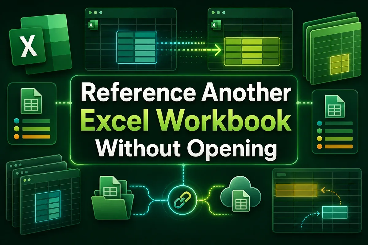 How to Reference Another Excel Workbook Without Opening