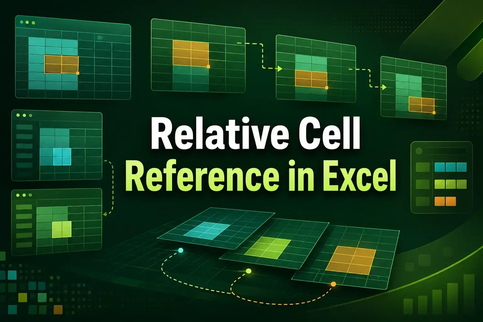 How to Use Relative Cell Reference in Excel