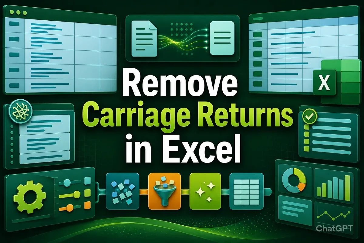 How to Remove Carriage Returns in Excel (7 Quick Tricks)