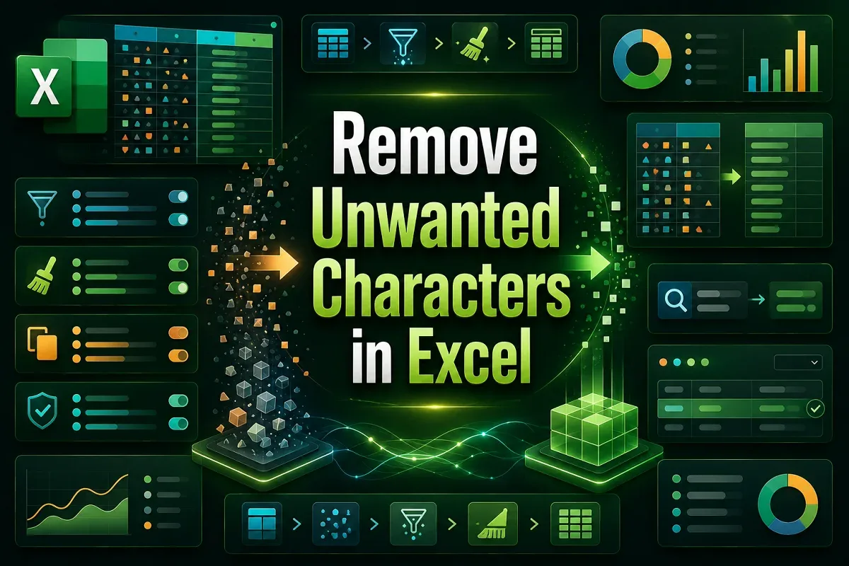 How to Remove Unwanted Characters in Excel (6 Suitable Ways)