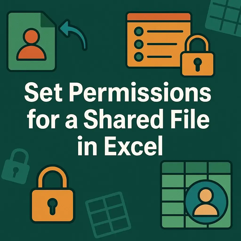 How to Set Permissions for a Shared Excel File