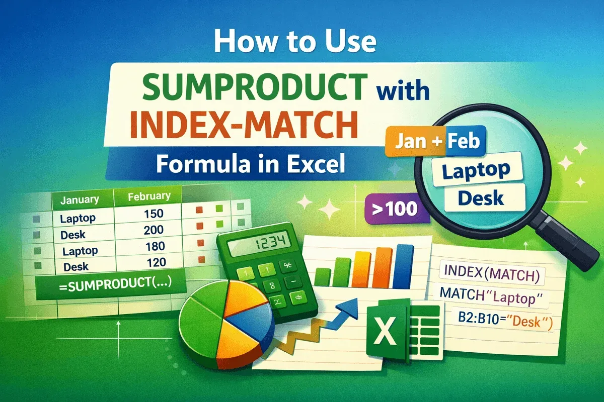 How to Use SUMPRODUCT with INDEX-MATCH Formula in Excel