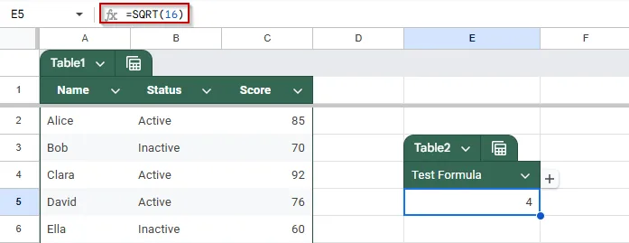 Fixing Mathematical Input Errors That Cause #NUM! in Google Sheets
