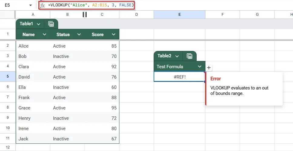 Fix Broken Cell References That Cause #REF! Errors