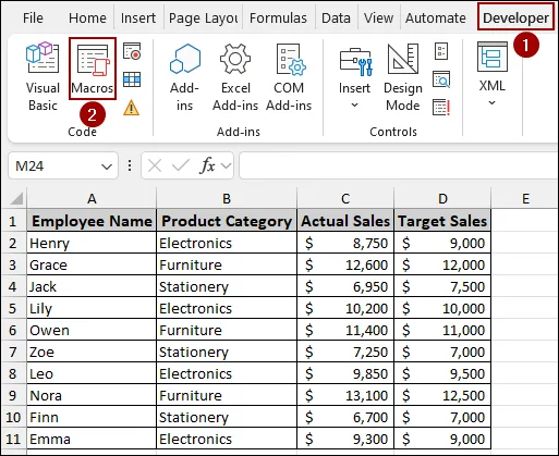Steps to Automate Reports Using Macros in Excel