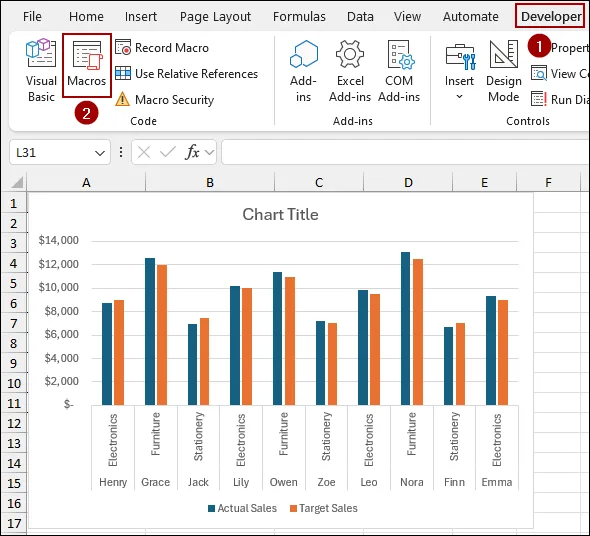 Steps to Automate Reports Using Macros in Excel