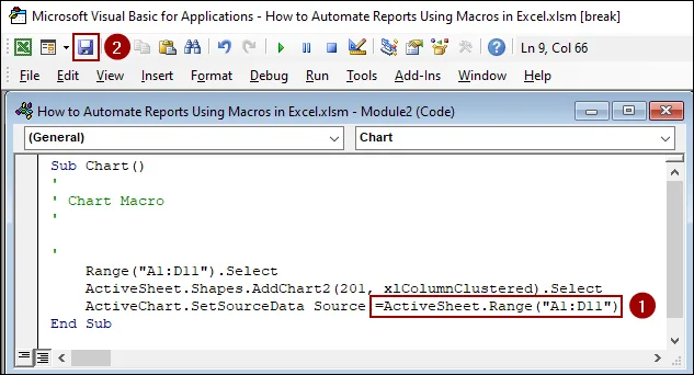 Steps to Automate Reports Using Macros in Excel