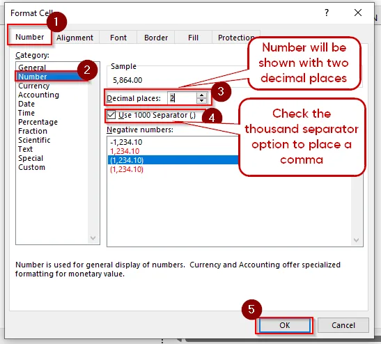Changing to Standard US Comma Style