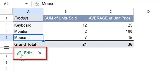 Refresh a Pivot Table After Updating Source Data